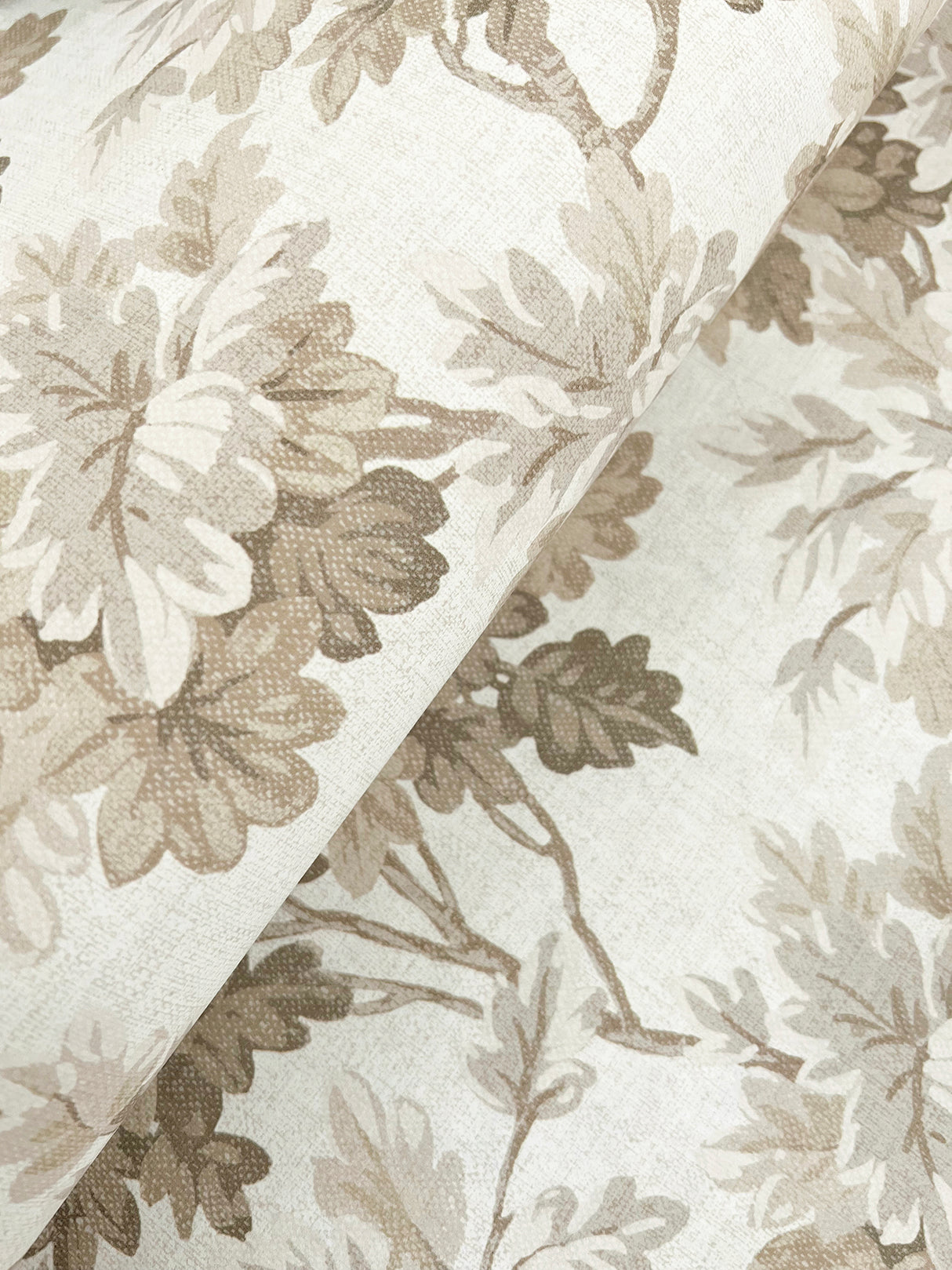 Oakcliff Taupe by Erin Gates Leaf Trail Wallpaper – A-Street Prints AST6356
