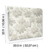 Oakcliff Stone by Erin Gates Leaf Trail Wallpaper – A-Street Prints AST6357