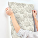Oakcliff Stone by Erin Gates Leaf Trail Wallpaper – A-Street Prints AST6357