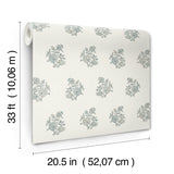 Overbrook Sage by Erin Gates Bouquet Toss Wallpaper – A-Street Prints AST6359