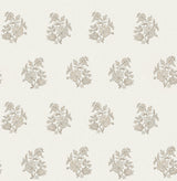 Overbrook Taupe Bouquet Toss Wallpaper by Erin Gates – A-Street Prints AST6360