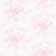 Champagne Harbor Pink Dream floral wallpaper by LoveShackFancy for A-Street Prints, pink roses and garlands on light ground, AST6445