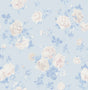 Everblooming Rosettes Whisper Blue by LoveShackFancy Cabbage Rose Bouquets Wallpaper – A-Street Prints AST6492