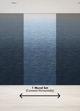 Into the Deep Dark Blue Ombre Wall Mural with Textural Gradient - A-Street Prints ASTM5046