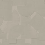 Bas Shapes Taupe Peel & Stick Wallpaper with Modern Geometric Pattern - NuWallpaper ATS4747
