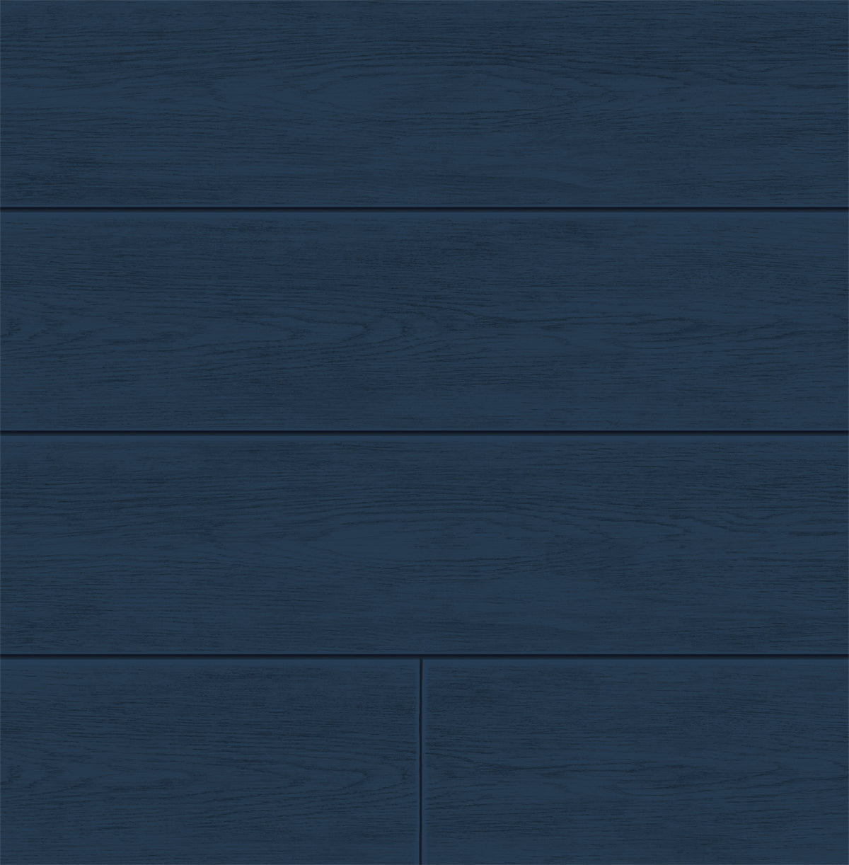 Coastal blue shiplap peel and stick wallpaper with horizontal wood plank look