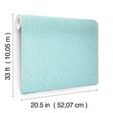 Dotty Light Blue by Advantage Petite Polka Dot Wallpaper – Brewster Home Fashions 4203-27580