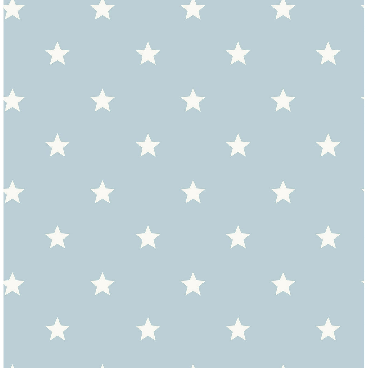 Starry Motif Light Blue geometric star wallpaper roll by Advantage