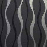 Tazz Black Ribbons Wallpaper by Arthouse