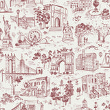 Toile de New York Brick Peel and Stick Wallpaper by NuWallpaper x Brownstone Boys - BBS6545