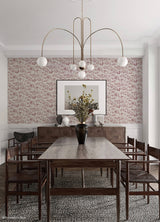 Toile de New York Brick by NuWallpaper x Brownstone Boys Hand-Drawn NYC Landmarks Traditional Toile Peel and Stick Wallpaper Roll - BBS6545