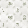 Brooklyn Delft Ivy Peel and Stick Wallpaper by NuWallpaper x Brownstone Boys - BBS6548