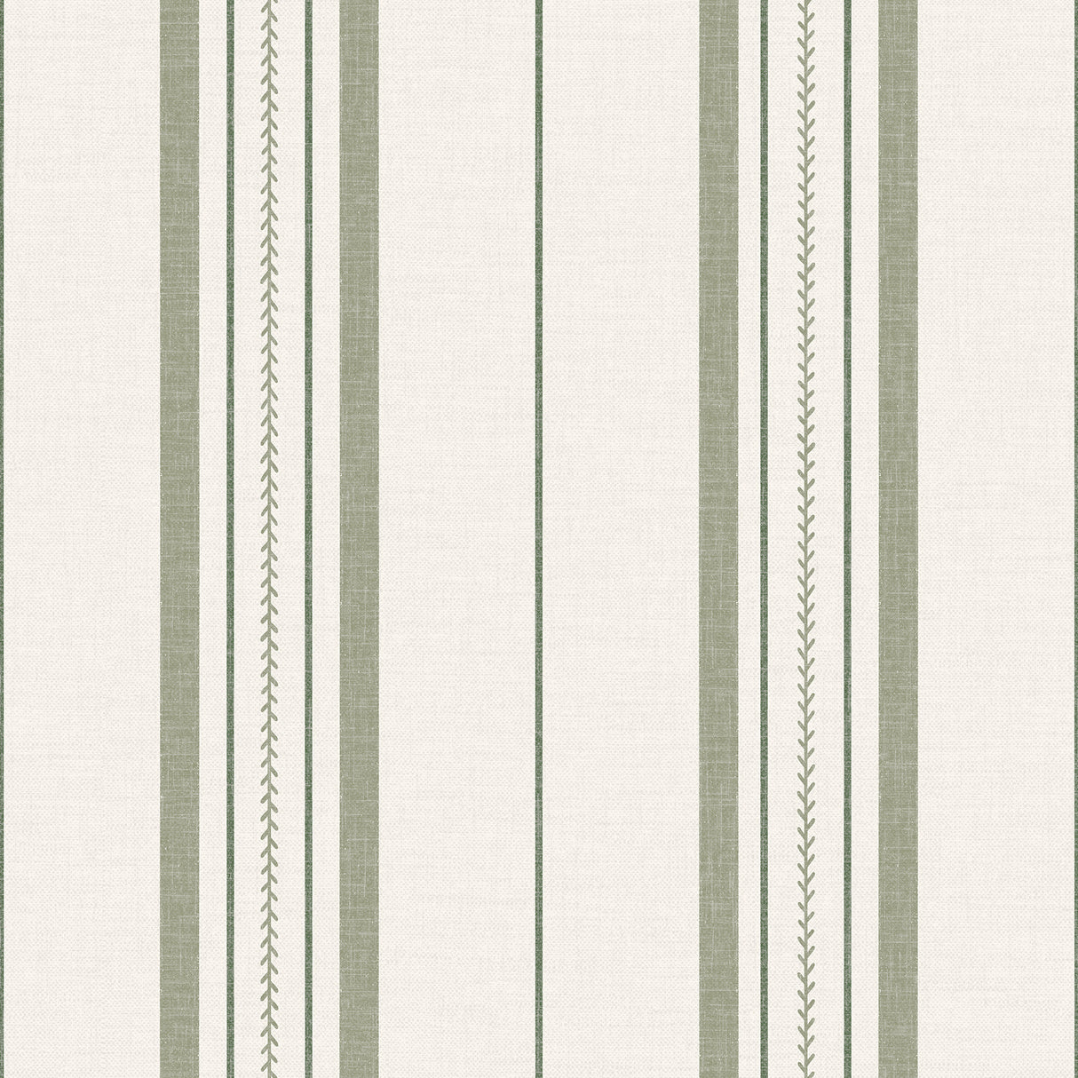 Townhouse Stripe Ivy Peel and Stick Wallpaper by NuWallpaper - BBS6552