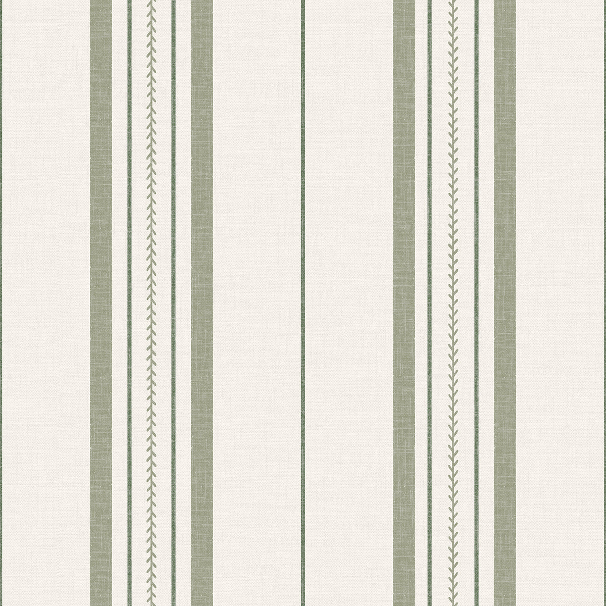 Townhouse Stripe Ivy Peel and Stick Wallpaper by NuWallpaper - BBS6552