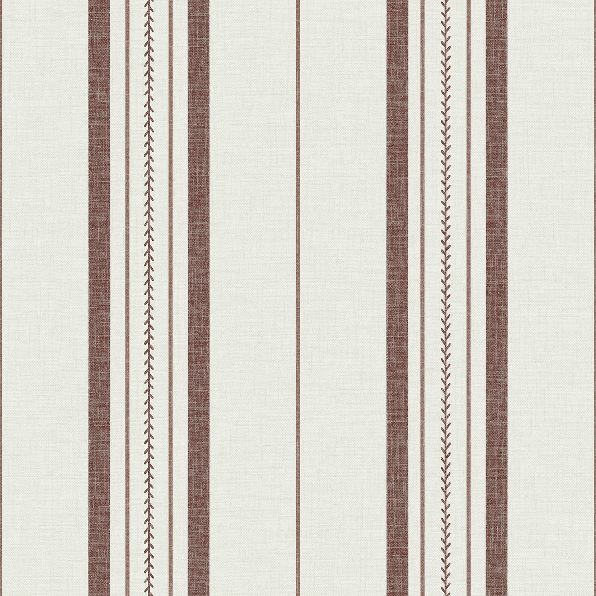 Townhouse Stripe Maroon Peel and Stick Wallpaper by NuWallpaper x Brownstone Boys - BBS6553