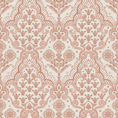 Brownstone Blooms Clay Peel and Stick Wallpaper by NuWallpaper x Brownstone Boys - BBS6555