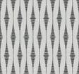 Diamond Stripe wallpaper in Nickel & Galaxy with charcoal geometric stripe columns on a light background.