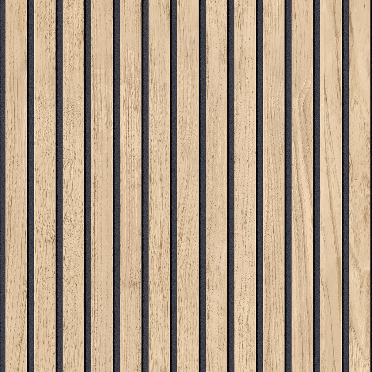 Panacea Light Brown Wood slat wallpaper by Belgravia Decor BG1158