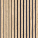 Panacea Light Brown Wood slat wallpaper by Belgravia Decor BG1158