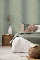 Panacea Sage by Belgravia Decor Wood Wallpaper – Brewster Home Fashions BG1163