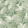 Olivia Sage Floral Wallpaper by Belgravia Decor