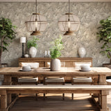Olivia Beige by Belgravia Decor Floral Wallpaper- Brewster Home Fashions BG5908