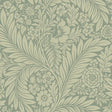Florence Green Leaf Botanical Wallpaper by Belgravia Decor – Brewster Home Fashions BG720