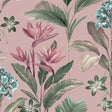 Oliana Pink Floral Wallpaper by Belgravia Decor – BG8485