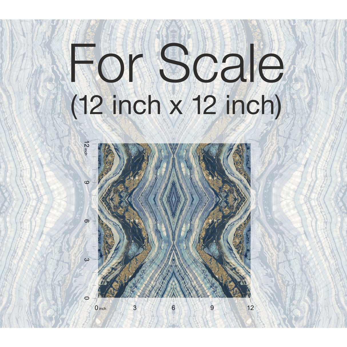 Kaleidoscope Blue by York Wallcoverings Abstract Wallpaper – York Wallcoverings BH8398