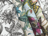 Rainforest Multicolor Wallpaper with Tropical Animals and Florals - York BL1701