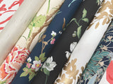 Butterfly House Navy Wallpaper with Exotic Floral and Butterfly Motif - York BL1723