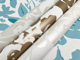 Brushstroke Floral Pearl Wallpaper with Painterly Bohemian Floral Motif - York BL1734