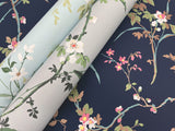 Blossom Branches Light Grey Wallpaper with Floral Branch Pattern - York BL1743