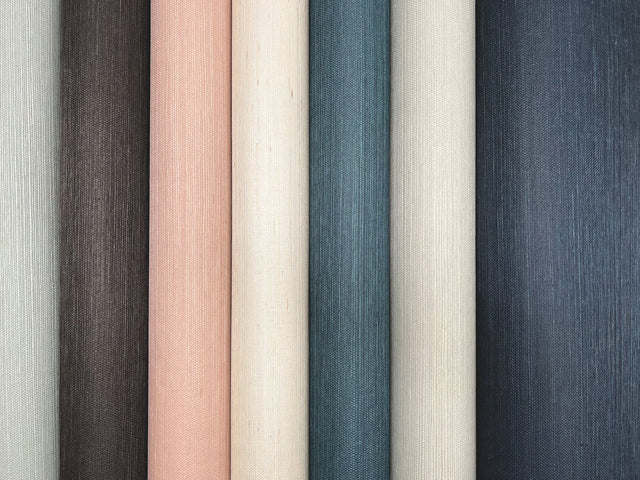 Makasa Sisal Blush Grasscloth Wallpaper - York BL1823