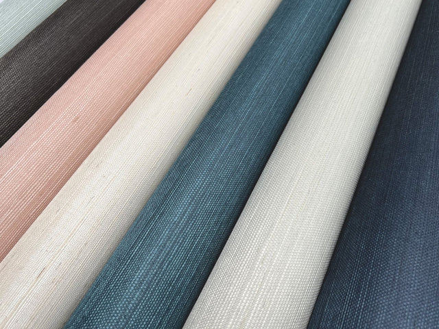 Makasa Sisal Blush Grasscloth Wallpaper - York BL1823