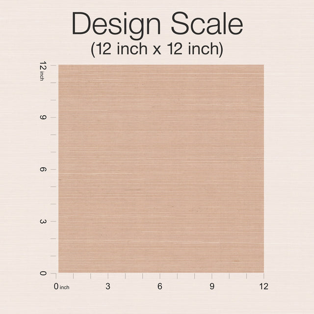 Makasa Sisal Blush Grasscloth Wallpaper - York BL1823