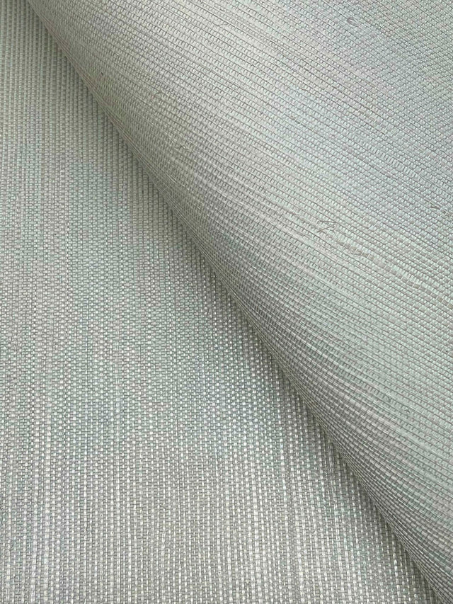 Maguey Sisal Green Grasscloth Wallpaper, Traditional Style - York BL1825NW