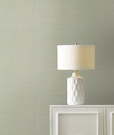 Maguey Sisal Green Grasscloth Wallpaper, Traditional Style - York BL1825NW