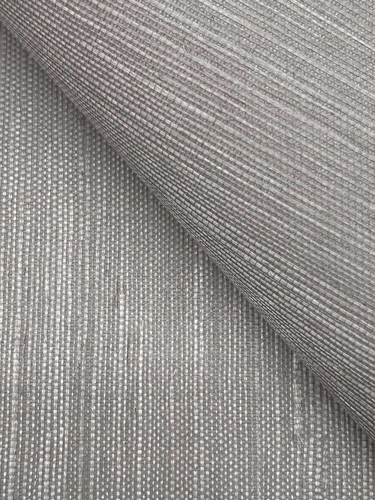 Maguey Sisal Grey Grasscloth Wallpaper Traditional - York BL1826NWFD
