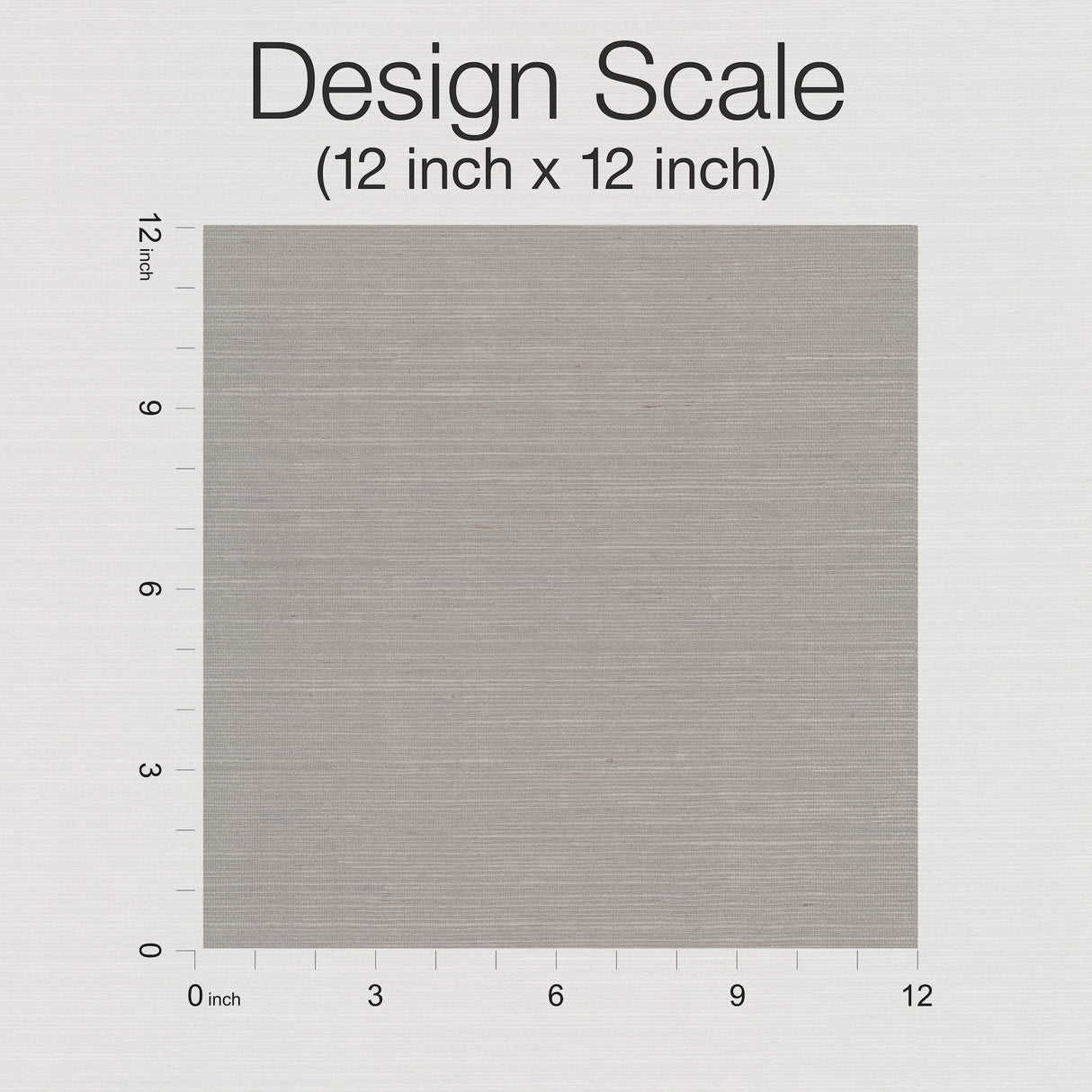 Makasa Sisal Grey Grasscloth Wallpaper with Natural Woven Texture - York BL1826