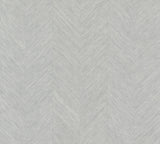 Chevron Grey Metallic Wallpaper with Bohemian Non Woven Style - York BO6603