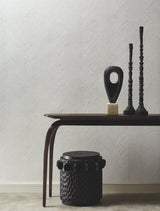 Chevron Grey Metallic Wallpaper with Bohemian Non Woven Style - York BO6603