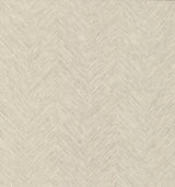 Metallic Chevron Cream Wallpaper with Bohemian Chevron Pattern, Non Woven Unpasted - York BO6607
