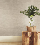Paper & Thread Weave Cream Wallpaper with Natural Paper Weave Texture - York BO6611