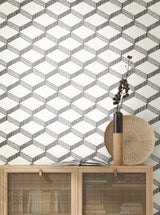 Palisades Paperweave Beige Wallpaper
