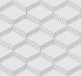 Palisades Paperweave Smokey Blue Wallpaper