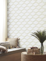 Palisades Paperweave Taupe Wallpaper