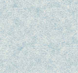 Floret Blue Wallpaper with Bohemian Floral Motif - York BO6754