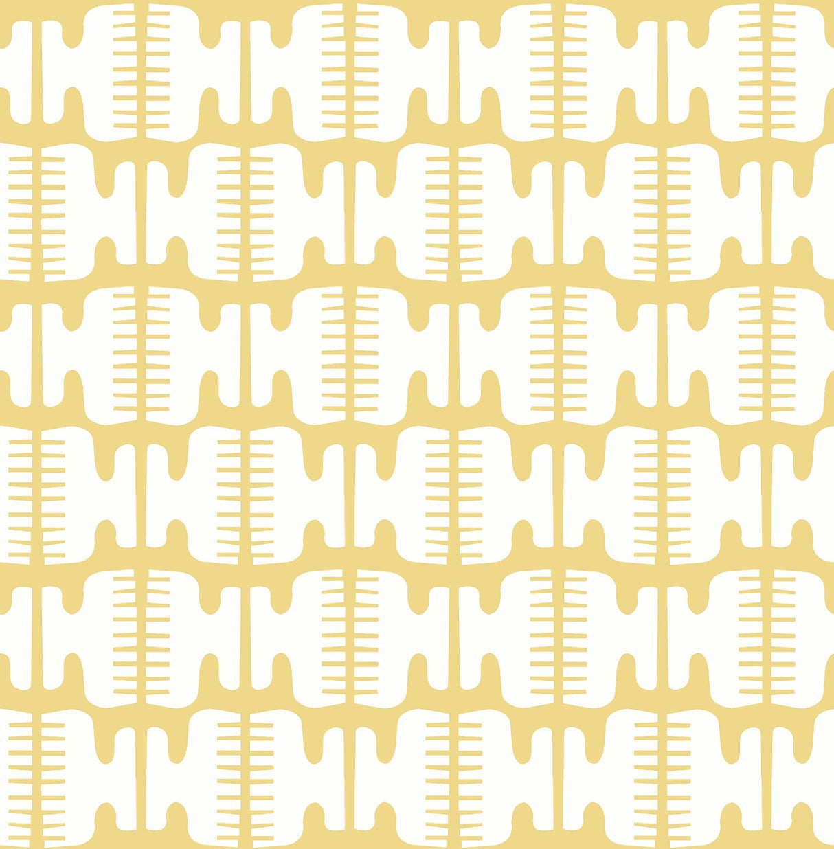 Shift Yellow Peel & Stick Wallpaper with Modern Geometric Pattern - NuWallpaper BPS4053