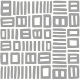 Traverse Grey Peel & Stick Wallpaper with Modern Geometric Pattern - NuWallpaper BPS4057